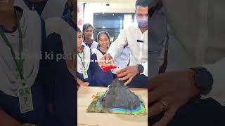 Volcano makingprocessଜ୍ଵାଳାମୁଖୀ shorts viralvideo funny physics experiment [upl. by Sirois]