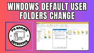 How to Change Default User Folders on Windows 10 [upl. by Oetam]