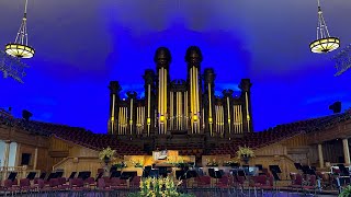 Music and the spoken word live at the Tabernacle Choir [upl. by Adraynek]