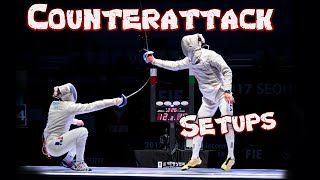 3 Counterattack Setups  Sabre Fencing [upl. by Sacram]