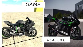 GAME VS REAL LIFE IN INDIAN BIKE DRIVING 3D XGYASH YT [upl. by Katee680]