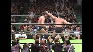 Kenta Kobashi vs Yuji Nagata September 12th 2003 [upl. by Arretak]