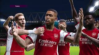 Arsenal vs Everton 21  English Premier League 202324  Epl Live Stream  Efootball Pes 21 Game [upl. by Yenettirb205]