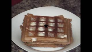 Low Carb Chocolate Cake Protein Waffles Yum [upl. by Jaella]