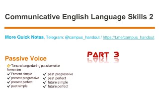 Communicative English Language Skills 2 Chapter 1 Part 3 [upl. by Egbert142]