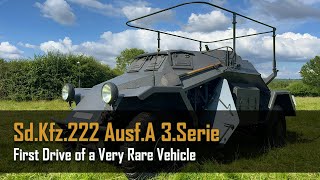 SdKfz223 AusfA 3Serie  First Drive of a Very Rare Vehicle [upl. by Nyrroc633]