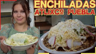 Mercado de ATLIXCO PUEBLA  ENCHILADAS POBLANAS [upl. by Amol4]