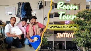 Our Hostel Tour in JNTUH  Gowthami Boys Hostel  Room 410 [upl. by Najib]