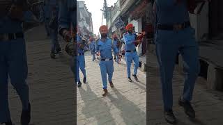 Pipe band performing nagarkirtan shorts bandpipe [upl. by Naginarb]