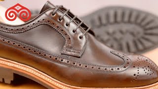 Cordovan Armagnac Longwing Blucher · CARMINA SHOEMAKER [upl. by Ahsad]