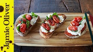 Tomato amp Ricotta Bruschetta  Gennaro Contaldo [upl. by Schilt]