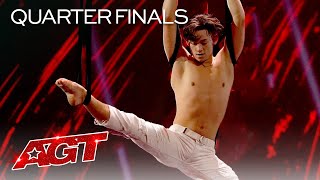 Aidan Bryant Performs Unbelievable Aerial  Americas Got Talent 2021 [upl. by Ottinger163]