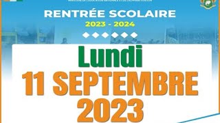 Rentrée Scolaire 20232024 Le Découpage De LAnnée amp Les Dates Des Différents Congés Disponibles [upl. by Acenahs]