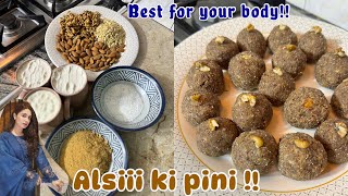 2024 Alsiii ki Pinni  Best For Body Pains  Period Issues Must Try Recipe In Winter’s [upl. by Quirk]