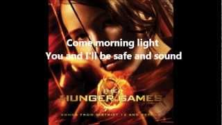 4 Safe and Sound By Taylor Swift Feat The Civil Wars With Lyrics [upl. by Htiekram]