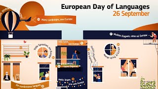 European Day of Languages 2024 Europeans and their languages [upl. by Eilhsa]