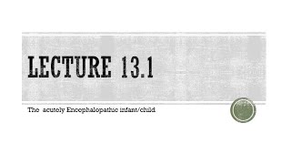 131 The Acutely Encephalopathic Infant Child [upl. by Yelsha231]