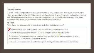 NYS Notary Public iPREP Banking 8 Q3 [upl. by Lean353]