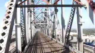 Sunset Limited Over Huey P Long Bridge [upl. by Jose]