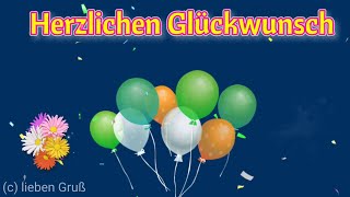 Herzlichen Glückwunsch zum Geburtstag 💐Geburtstagswünsche 🎂 Geburtstagsgrüße [upl. by Meggs]