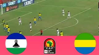 🔴 EN DIRECT Lesotho vs Gabon éliminatoires de la CAN 2025  mises à jour du match en direct [upl. by Anaihr]