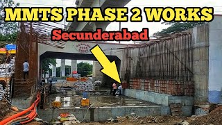 RUB Near Secunderabad  MMTS PHASE 2 WORKS in Hyderabad [upl. by Niuqram]