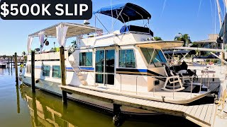 The MOST Valuable Houseboat in Florida Rare Liveaboard Full Tour [upl. by Eidnew]