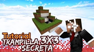 ¡Trampilla 3x3 Secreta 18 Tutorial de Redstone [upl. by Zevahc675]