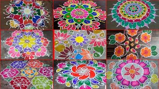 rangoli for competitionrangoli designs 2024sankranthi muggulu designsbig rangoli designsrangoli [upl. by Novelc]