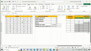 DISTRIBUCIÓN DE FRECUENCIAS EN EXCEL  TABLAS  GRÁFICOS E HISTOGRAMA EJEMPLO 1 [upl. by Gabbey112]