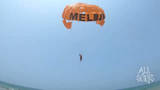 Majorda Beach Paragliding 3  Melban water sports  AllSorts [upl. by Margeaux]