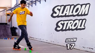 STROLL and BACK STROLL  CLASSIC SLALOM TUTORIAL  LESSON 17 [upl. by Ledarf]