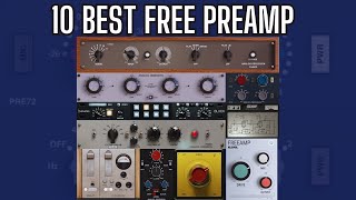 10 BEST FREE Preamp Plugin Available  Sound Demo [upl. by Tarrel]