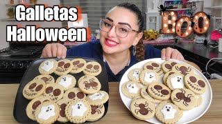 Receta Facil de Galletas para Halloween 👻 [upl. by Herve141]