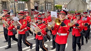 Linlithgow Marches 2024  PreMarch Warm Up for Linlithgow Reed Band [upl. by Macleod]