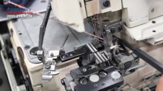 How to do timing in a 4 thread overlock sewing machine [upl. by Larianna]