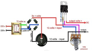 irfz44n voltage regulator circuit diagram [upl. by Fritzsche]