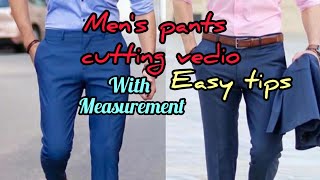 Men casual pants cutting tailoring mens [upl. by Ecnaiva]