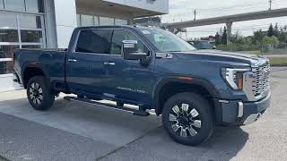 Blue 2025 GMC Sierra 3500HD Denali Review Calgary AB  Wolfe Calgary  T4124033 [upl. by Lama]