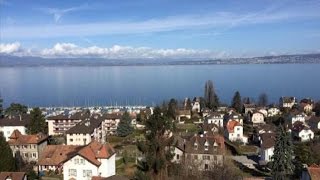 EvianlesBains  Vue sur le lac Léman [upl. by Kiraa]