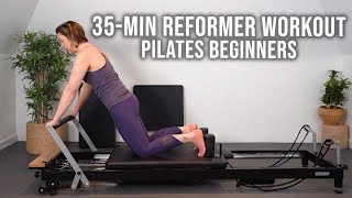 Total Beginners 35Min Reformer Workout  Pilates Reformer [upl. by Alrad]