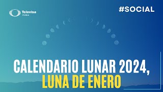 Calendario lunar 2024 luna de enero [upl. by Akenaj]