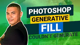 Adobe Photoshop Generative Fill couldnt generate your prompt due to connection issues [upl. by Dopp]