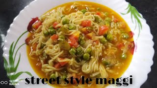 maggi recipe maggi recipe street food style schezwan maggi recipe street style [upl. by Buyer]