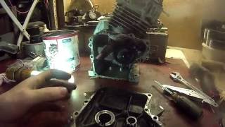 how to remove a governor on a Tecumseh Power sport go kartmini bike engine [upl. by Oika]