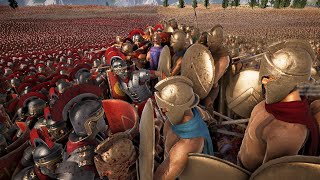 4 Million Roman Soldiers VS 4 Million Spartan Soldiers  Ultimate Epic Battle Simulator 2 UEBS 2 [upl. by Damalis71]