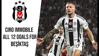 Ciro Immobile  All 12 Goals For Beşiktaş 20242025 beşiktaş immobile tikitaka [upl. by Raffaello614]