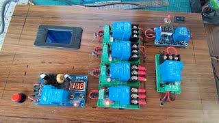 Time delay relay as Momentary Switch to ONOFF Old normal home inverter [upl. by Eli]