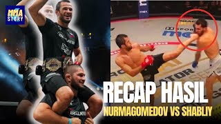 Recap Hasil Usman Nurmagomedov VS Alexander  Shabliy Bellator Sandiego amp UFC Terbaru [upl. by Eanar616]