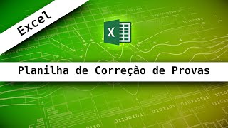 Excel  3  Planilha de correção de provas [upl. by Eerual]